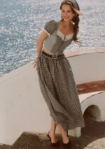 Cottage Girl Diary Navy Skirt - Image 5