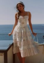 Girl in Blue Wind Dress - Image 5