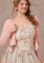 Curve&Plus Girl in Blue Wind Dress - Image 4