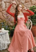 Afternoon Berry Tea Dress - Image 4