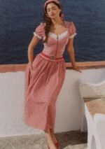 Cottage Girl Diary Red Skirt - Image 6