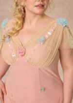 Curve&Plus Wind Perched Rose Quartz Dress - Image 5