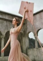 Wind Perched Rose Quartz Dress - Image 4