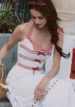 Little Red Candle Dress - Image 5