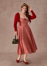 Curve&Plus Afternoon Berry Tea Dress - Image 5