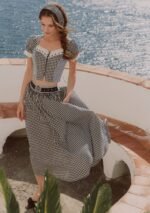 Cottage Girl Diary Navy Skirt - Image 6