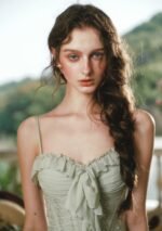 Green Bud Fairy Corset Dress - Image 5