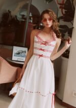 Little Red Candle Dress - Image 6
