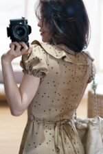 Jollie - polka dot midi dress - Image 4
