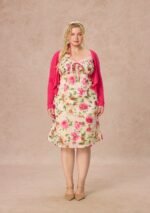 Curve&Plus Corn Poppy Cardigan - Image 7