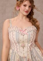 Curve&Plus Girl in Blue Wind Dress - Image 7