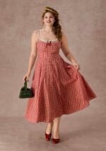Curve&Plus Afternoon Berry Tea Dress - Image 8