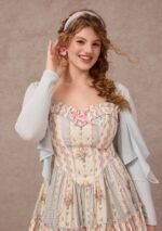 Curve&Plus Girl in Blue Wind Dress - Image 8