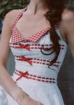 Little Red Candle Dress - Image 9