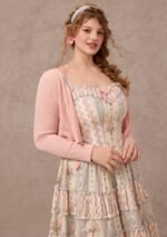 Curve&Plus Girl in Blue Wind Dress - Image 9