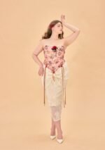 Curve & Plus Rose Sous La Lune Corset Dress - Image 7