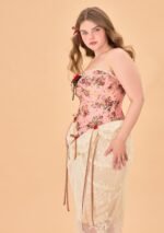 Curve & Plus Rose Sous La Lune Corset Dress - Image 2