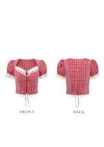 Cottage Girl Diary Red Top - Image 2